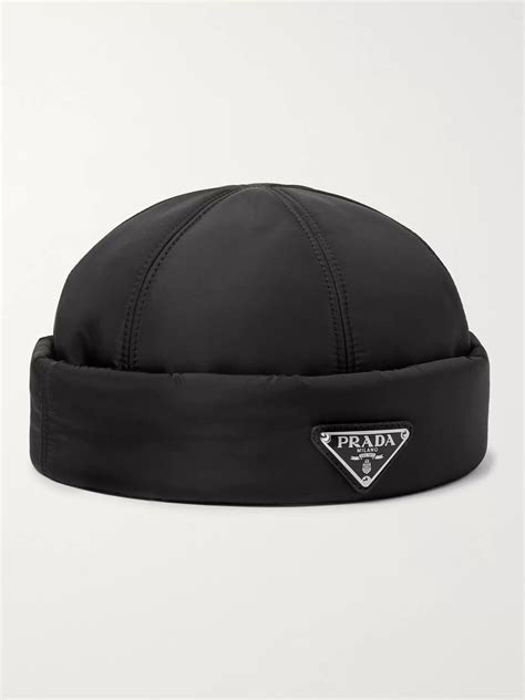 prada inspired nylon hat|prada nylon beanie.